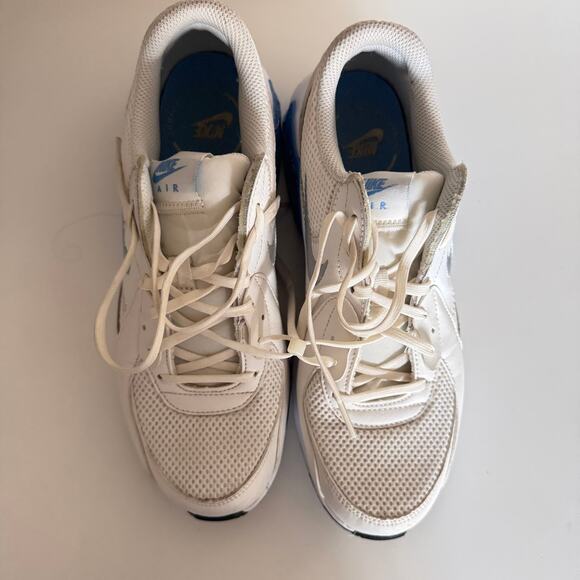 Nike Air Max Excee Women’s Sneakers Size 9.5 White Blue CD5432-128 - Picture 4 of 9